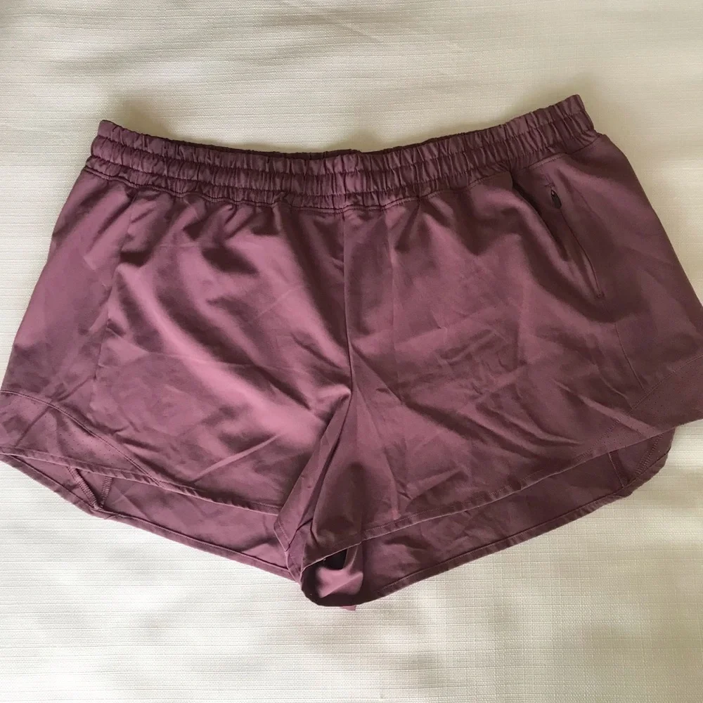 CALIA Women's Mid Rise Infinity Run Short, NWT, Mauve